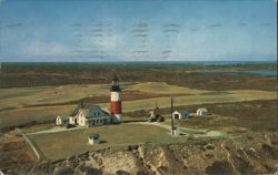 Sankaty Head Light, Nantucket Island Postcard