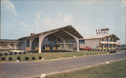 Gateway Motor Inn, Modernist Architecture Postcard