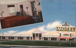 General Wayne Motel, New Castle, DE - Air Conditioned, TV Postcard
