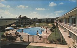 Holiday Inn North Wilmington DE, Swimming Pool, Free TV Postcard