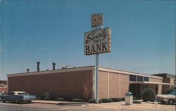 Security State Bank, The Bank of Friendly Service, Weatherford, OK Postcard