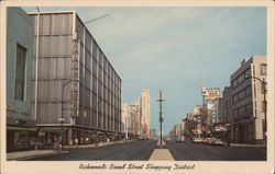 Richmond Broad Street Shopping District, Thalhimer's Postcard