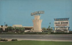 Tropicana Hotel Las Vegas Follies Bergere Guy Lombardo Postcard