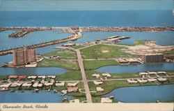 Aerial View Bay Islands Beach Causeway Clearwater Beach Postcard