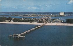 Clearwater Beach, Big Pier 60, Marina, Yacht Basin Postcard