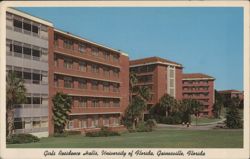 Girls Residence Halls, University of Florida Postcard