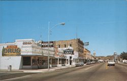 Desert Drugs, Frontier Cafe, Andy Devine Avenue Postcard