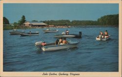 Lake Gaston Boating & Recreation Area, Gasburg, VA Postcard