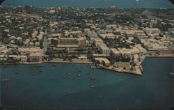 Aerial View of the Bermudiana Hotel, Hamilton Postcard