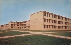 FT. LEE BARRACKS, Eight 350 man Barracks completed 1959 Postcard