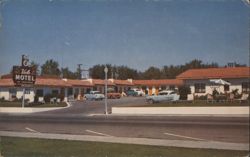 Vale Motel, Boulder City, NV, Classic Cars, AAA Approved Postcard