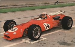 A.J. Foyt Postcard