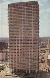 44-story Humble Building, Humble Oil & Refining Co. Postcard