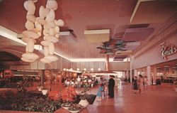 Court of Flowers, Chris-Town Shopping Center Postcard