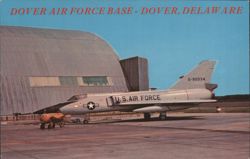 Dover Air Force Base F-106 Delta Dart Jet Postcard