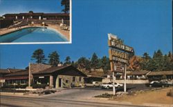 Western Hills Motor Hotel, Pool, Restaurant Postcard