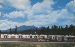 Ben Franklin Motel, Flagstaff, Arizona Postcard