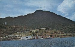 Saguaro Lake Marina, Stewart Mountain, Arizona Postcard