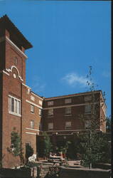 Hassayampa Inn Entrance & Patio, Prescott, AZ Postcard