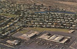 Youngtown, AZ Main Shopping Center & Retirement Community Postcard
