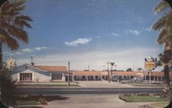 Pike's Motor Hotel, Yuma, AZ - Highway 80 Postcard
