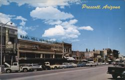 Whiskey Row Postcard