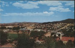 View of Prescott, Arizona from Pioneer's home Postcard