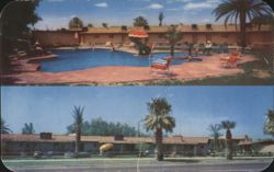 Western Village Motor Hotel Swimming Pool & Exterior, Phoenix Postcard