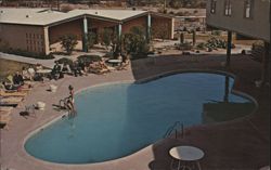 SUPERSTITION INN Heated Swimming Pool Apache Junction AZ Postcard