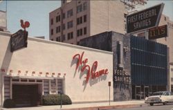 The Flame Restaurant & First Federal Savings, Phoenix AZ Postcard