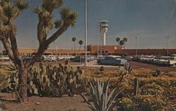 Sky Harbor Airport, Phoenix, AZ - Desert Landscape Postcard