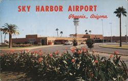 Sky Harbor Airport Terminal & Control Tower, Phoenix Postcard