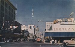 KTAR Tower, Lerner Shops, Downtown Phoenix Street Postcard