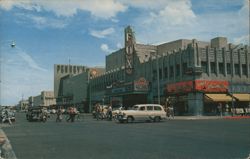 Downtown Phoenix First & Washington Fox Theatre J.C. Penney Postcard