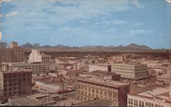 Downtown Phoenix, Camelback Mountain, Valley National Bank Postcard