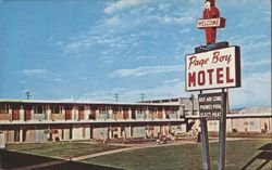 Page Boy Motel Postcard