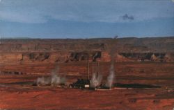 Navajo Power Plant, Lake Powell, Page, Arizona Postcard