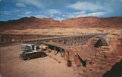 Navajo Bridge, Marble Canyon, AZ - Colorado River Crossing Postcard