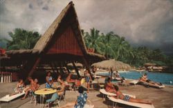 Kona Inn, Kailua-Kona, Hawaii - Swimming Pool & Sun Deck Postcard