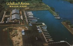 Wailua Marina, Wailua, Kauai Postcard