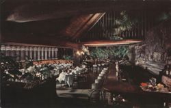 Canlis' Restaurant Interior, Honolulu, HI - Charcoal Broiler Postcard