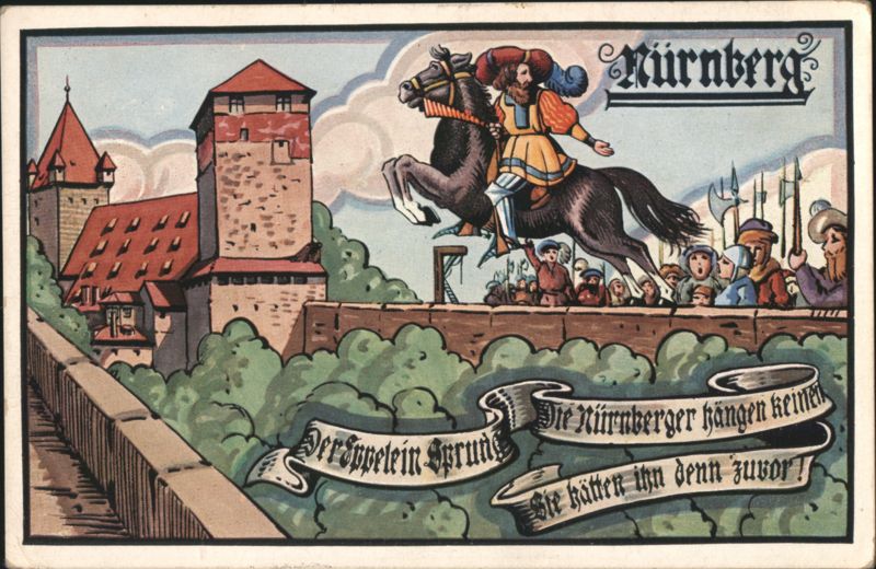 Nürnberg Spesslein Jump: 'Nurembergers hang no one...' Germany