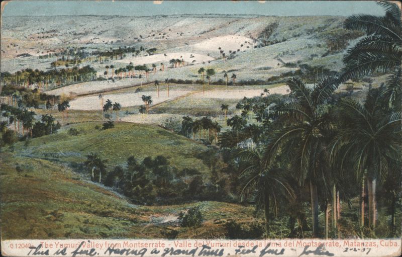 Yumuri Valley from Monserrate, Matanzas Cuba