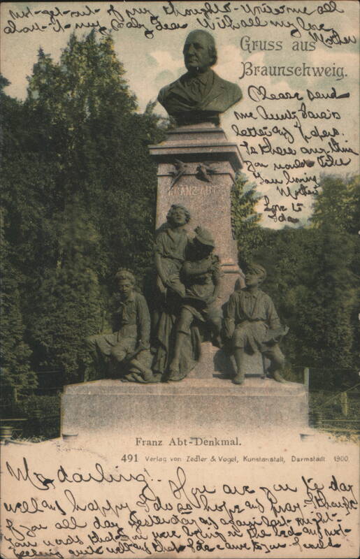 Franz Abt Monument, Braunschweig Germany