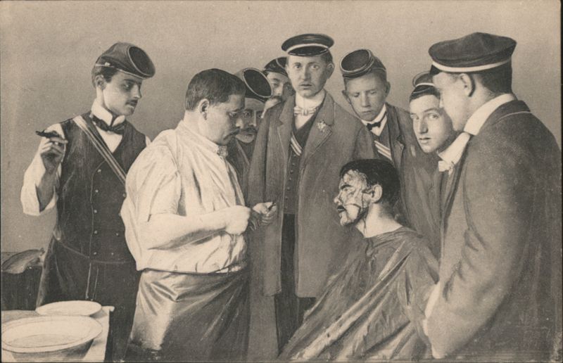 Heidelberg Mensur: Student Dueling Aftermath Treatment Germany