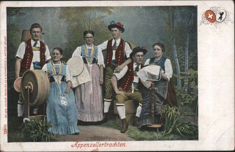 Appenzell Traditional Costumes, Switzerland A. Müller