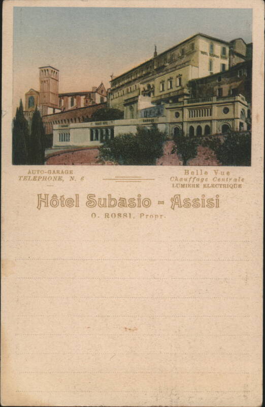 Hôtel Subasio Assisi, O. Rossi Propr.
