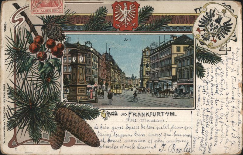 Zeil Street View, Frankfurt am Main Germany