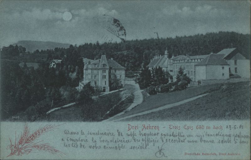 Drei Aehren Trois Epis 680 m, Alsace France