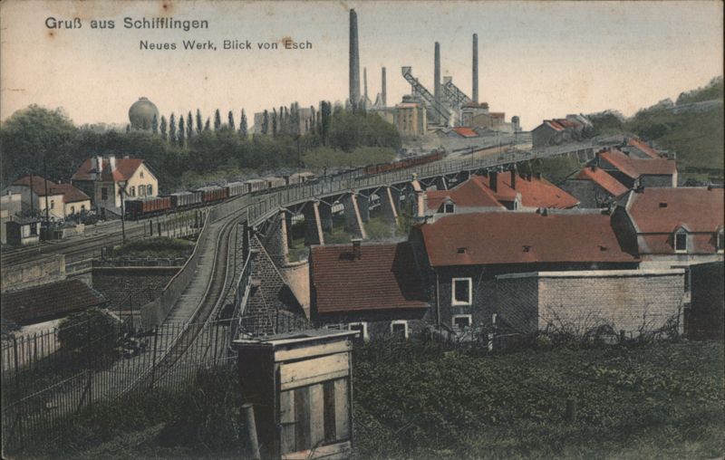 Schifflingen New Works, View from Esch Luxembourg